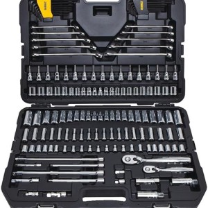 156-Piece Socket Set, Standard and Metric